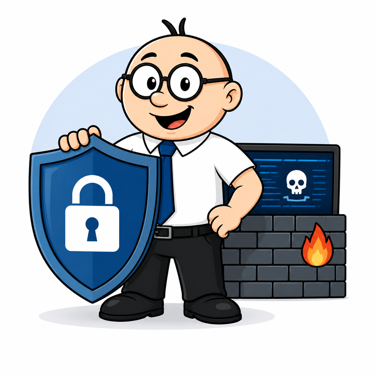MyNerd cyber security specialist protecting a computer network