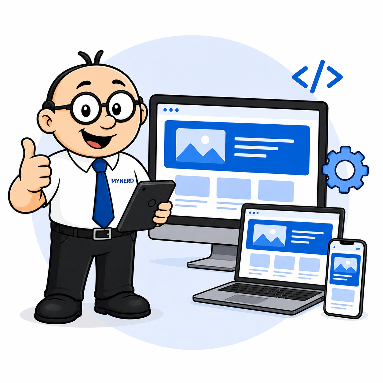 MyNerd web development and responsive website design